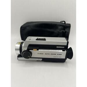 Canon Auto Zoom 318M Super 8 8mm Film Movie Camera with carrying case